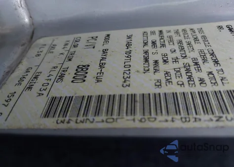 1996 Nissan Sentra Xe/Gxe из США, поврежденный, VIN 3N1AB41D9TL012343